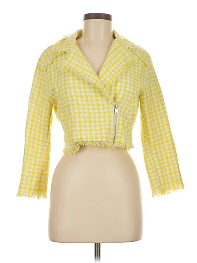 Pre-owned Bershka Jacket In Yellow