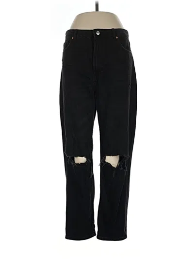 Pre-owned Bershka Jeans In Black
