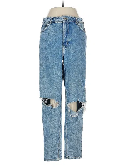 Pre-owned Bershka Jeans In Blue