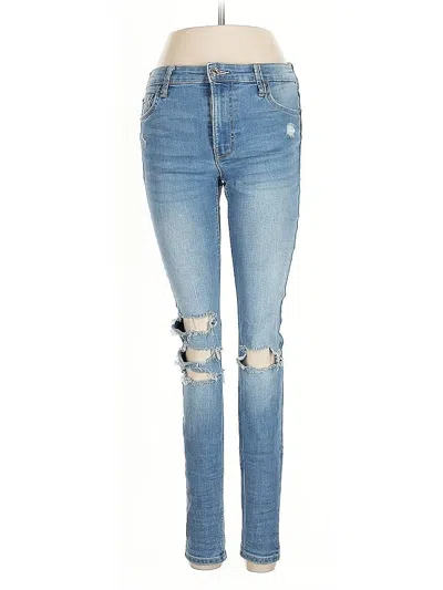 Pre-owned Bershka Jeans In Blue