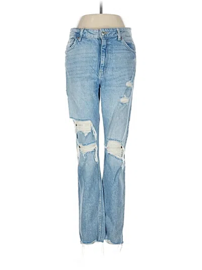 Pre-owned Bershka Jeans In Blue