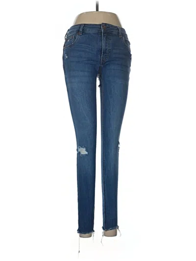 Pre-owned Bershka Jeans In Blue