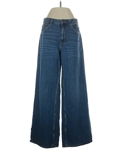 Pre-owned Bershka Jeans In Blue