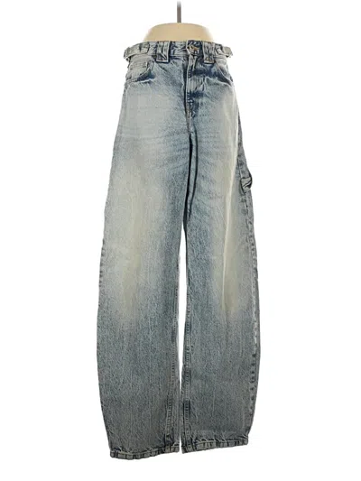 Pre-owned Bershka Jeans In Blue