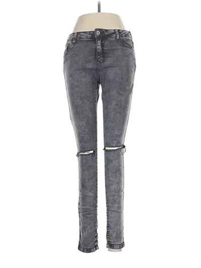Pre-owned Bershka Jeans In Gray