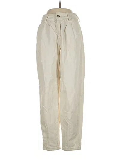 Pre-owned Bershka Jeans In Ivory