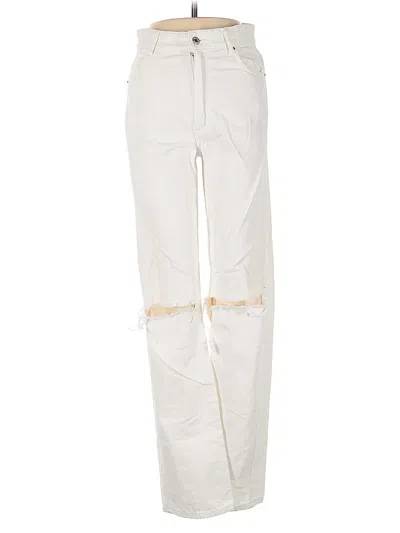 Pre-owned Bershka Jeans In White