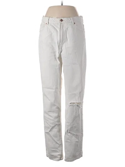 Pre-owned Bershka Jeans In White