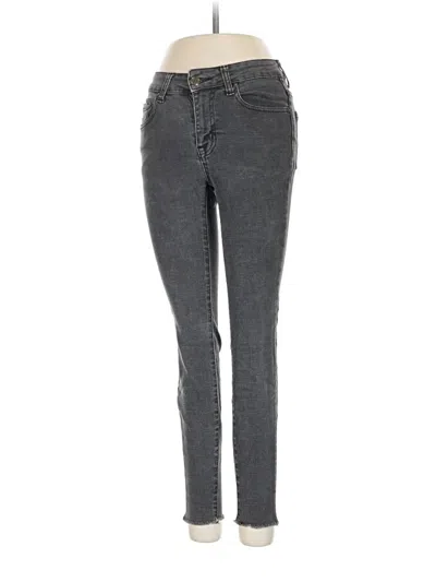 Pre-owned Bershka Jeggings In Gray
