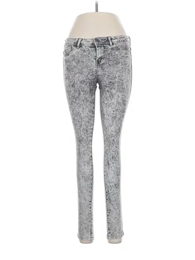 Pre-owned Bershka Jeggings In Silver