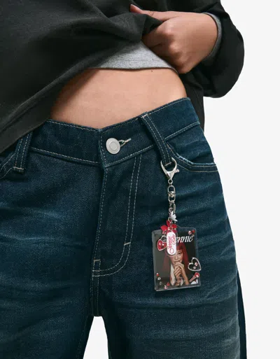 Bershka Jennie Key Ring In Metallic