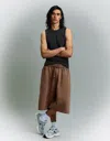 Bershka Jogger Bermuda Shorts In Black