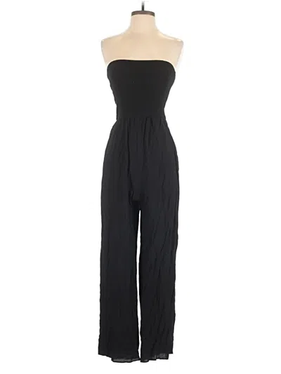 Pre-owned Bershka Jumpsuit In Black