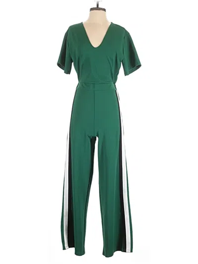 Pre-owned Bershka Jumpsuit In Green