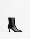 Bershka Kitten Heel Ankle Boots In Multi