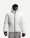 Bershka Lightweight Puffer Jacket In White