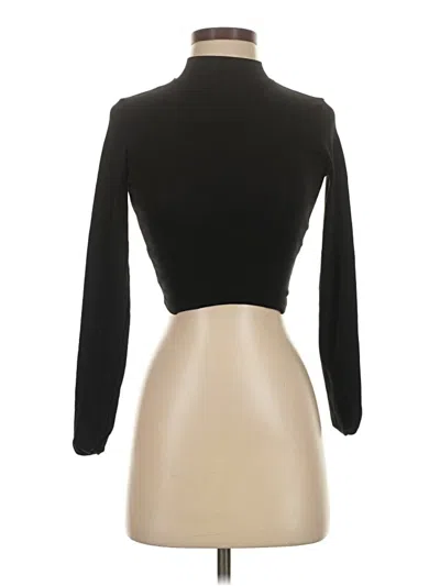 Pre-owned Bershka Long Sleeve Turtleneck In Black