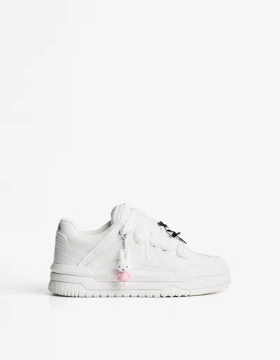 Bershka Miffy Skater Sneakers In White