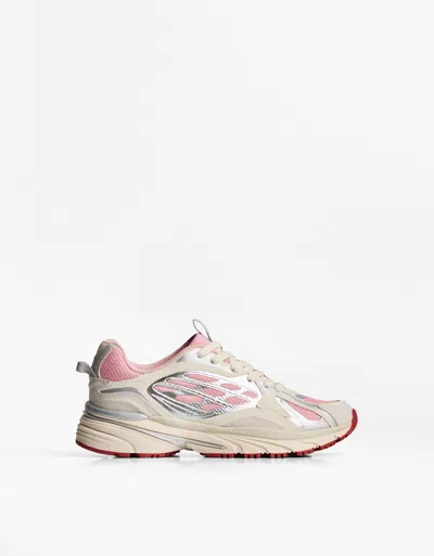 Bershka Multi-piece Sneakers In Pink