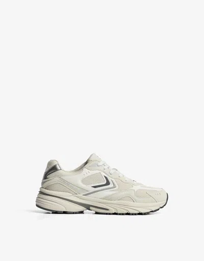Bershka Multi-piece Sports Shoe In Gray