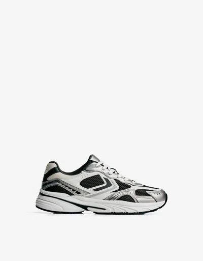 Bershka Multi-piece Sports Shoe In White