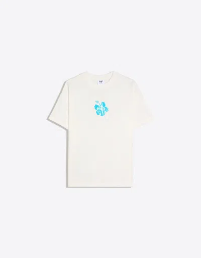 Bershka Oversize H2o Print T-shirt In White