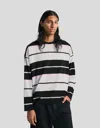 Bershka Oversize Long Sleeve T-shirt In Multi