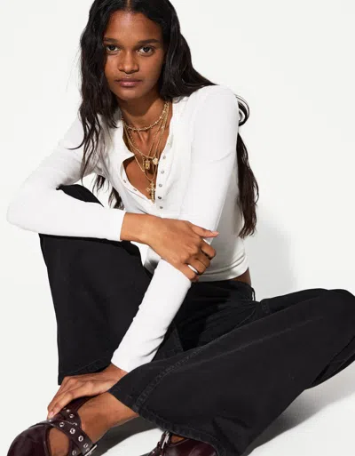 Bershka Pack Of 4 Pendant Necklaces In Gold