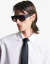 Bershka Plain Tie In Black