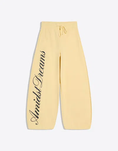 Bershka Plush Barrel Printed Trousers In Neutral