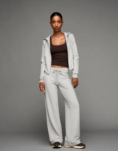 Bershka Plush Pants In White