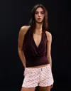 Bershka Polka Dot Shorts In Multi