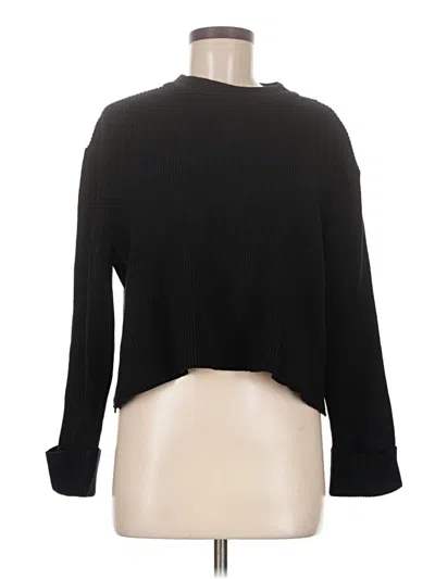 Pre-owned Bershka Pullover Sweater In Black