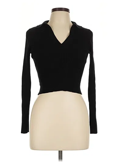 Pre-owned Bershka Pullover Sweater In Black
