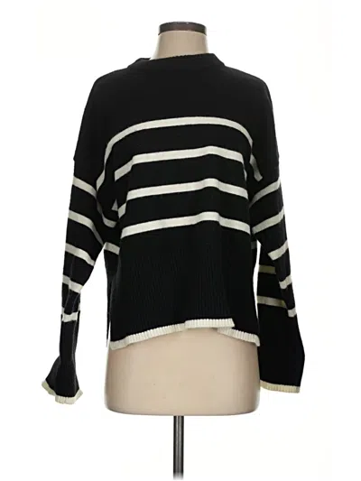 Pre-owned Bershka Pullover Sweater In Black