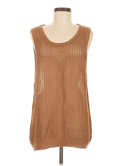 Pre-owned Bershka Pullover Sweater In Brown