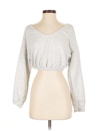 Pre-owned Bershka Pullover Sweater In Silver