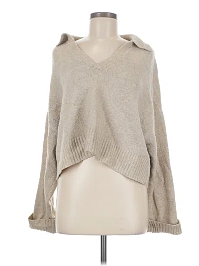 Pre-owned Bershka Pullover Sweater In Tan