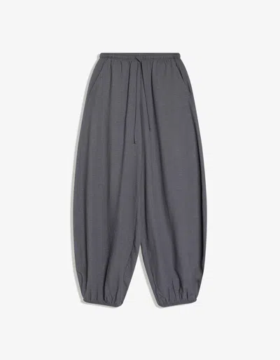 Bershka Rustic Bloomer Trousers In Gray