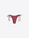Bershka Satin Bikini Bottoms In Multi