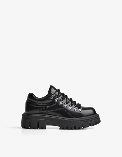 Bershka Shoes With Metal Details In Black