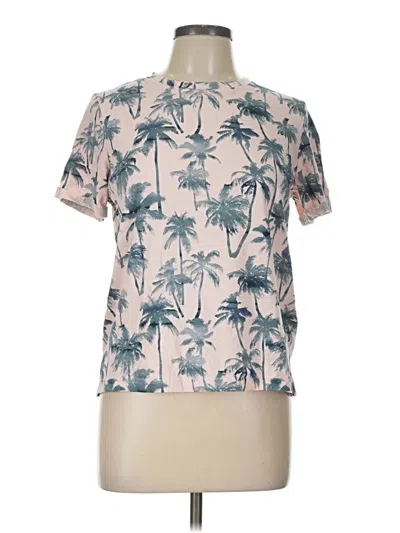 Pre-owned Bershka Short Sleeve Polo Shirt In Pink