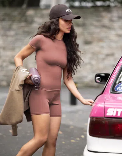 Bershka Short Sleeve Quick Dry & Breathable T-shirt In Pink