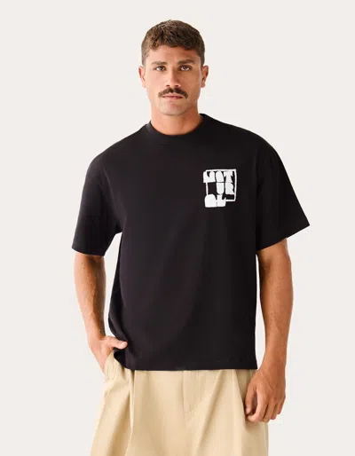 Bershka Short Sleeve T-shirt In Black