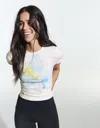 Bershka Short Sleeve T-shirt In Multi
