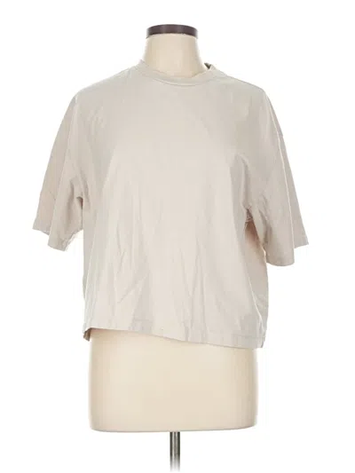 Pre-owned Bershka Short Sleeve Turtleneck In Brown