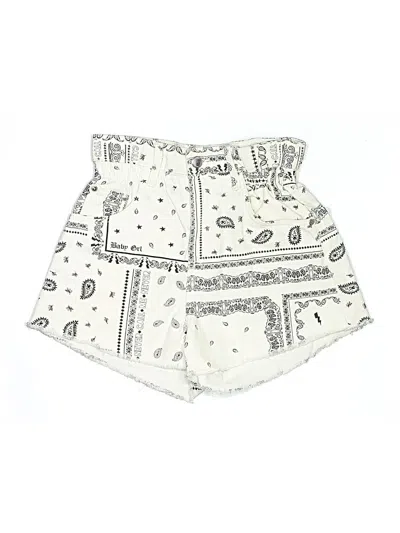 Pre-owned Bershka Shorts In White
