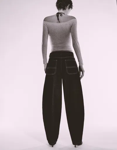 Bershka Skater-fit Baggy Jeans In Gray