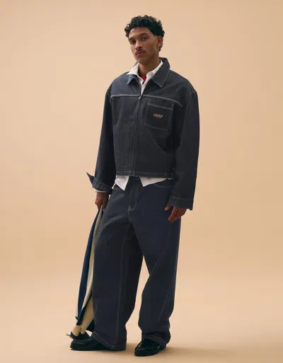 Bershka Skater Jeans In Blue