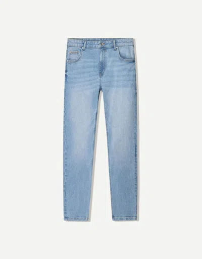 Bershka Skinny Jeans In Blue
